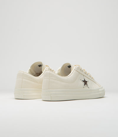 Converse One Star Pro Shoes - Egret / Fresh Brew / Egret