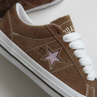 Converse x Quartersnacks One Star Pro Ox Shoes - Dark Clove / White / Cherry thumbnail