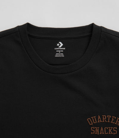 Converse x Quartersnacks T-Shirt - Converse Black