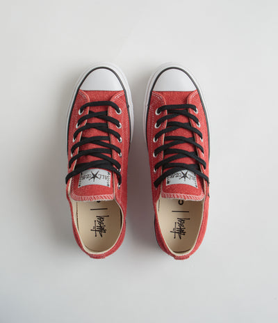 Converse x Stussy Chuck 70 Ox Shoes - Poppy Red