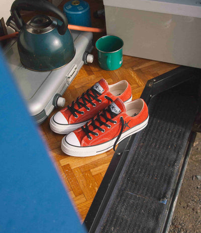 Converse x Stussy Chuck 70 Ox Shoes - Poppy Red