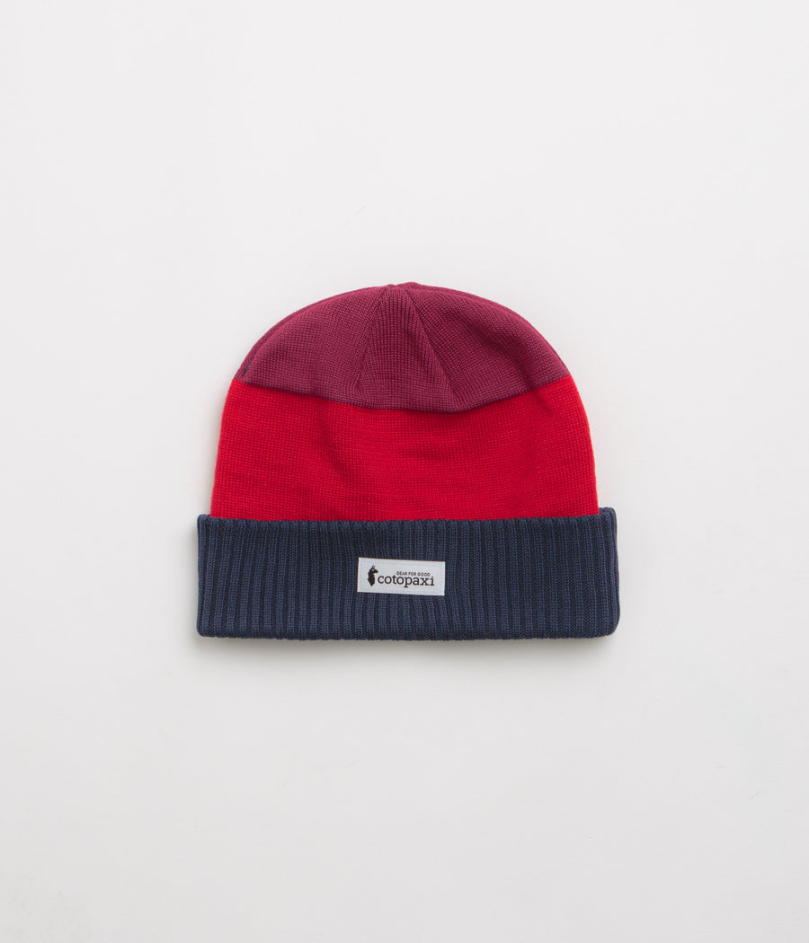 Cotopaxi Alto Beanie in Maritime and Canyon