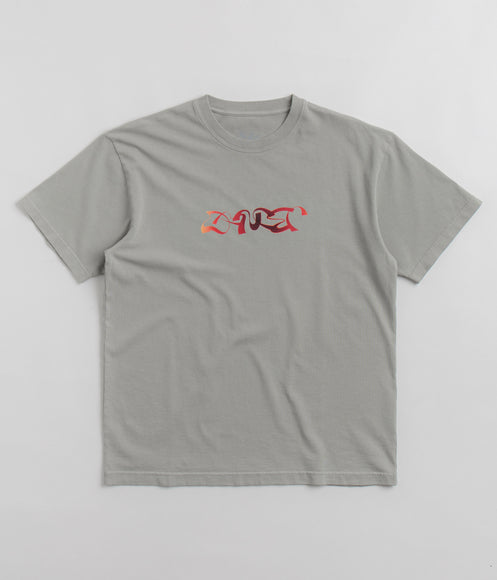 Dancer Analog Triple Logo T-Shirt - Oyster Grey