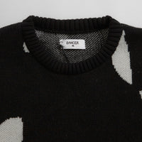 Dancer Mask Knit Sweatshirt - Black thumbnail