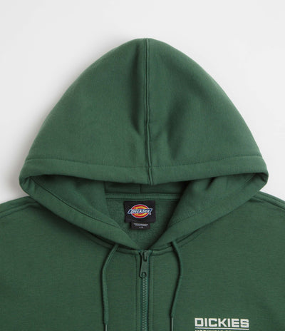 Dickies Bolivar Full Zip Hoodie in Pine Needle Green