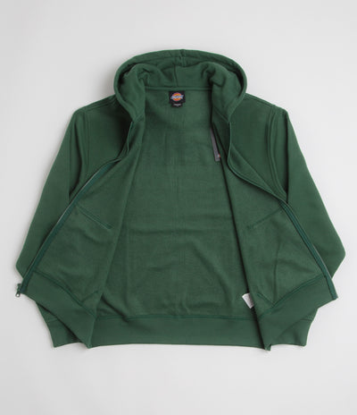 Dickies Bolivar Full Zip Hoodie in Pine Needle Green