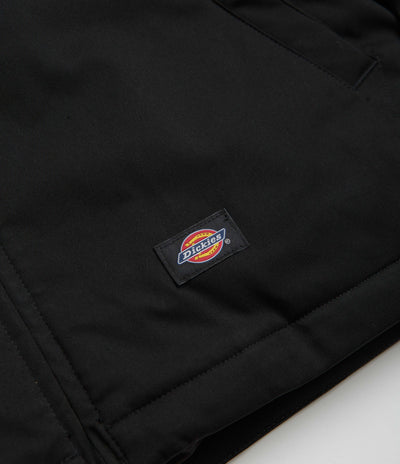 Dickies Eisenhower Puffer Jacket in Black and Black