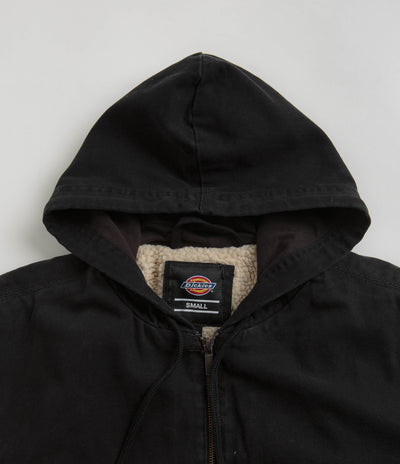 Dickies Hooded Duck Canvas Jacket - Black