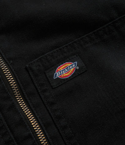 Dickies Hooded Duck Canvas Jacket - Black