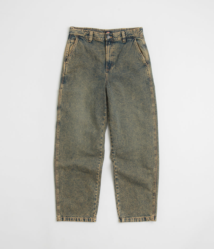 Dickies Madison Jeans in Yellow Fade Indigo