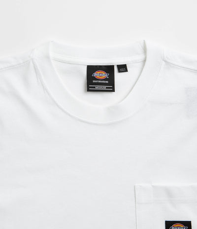 Dickies Mount Vista Pocket Long Sleeve T-Shirt - White