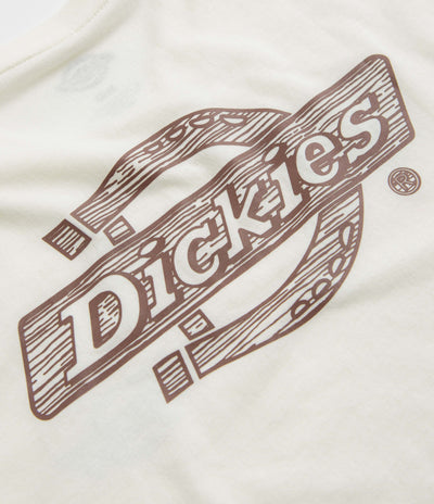 Dickies Wood Logo T-Shirt in Egret