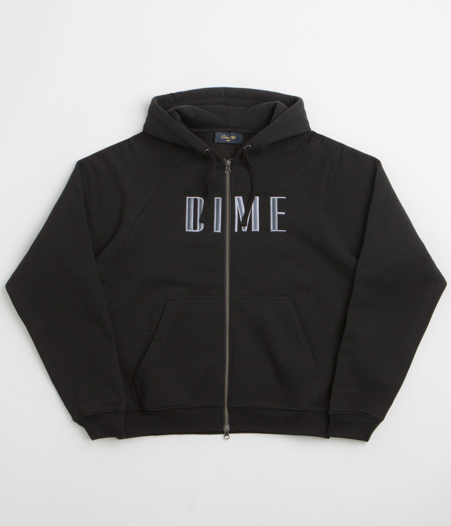 Dime Blocks Full Zip Hoodie - Black
