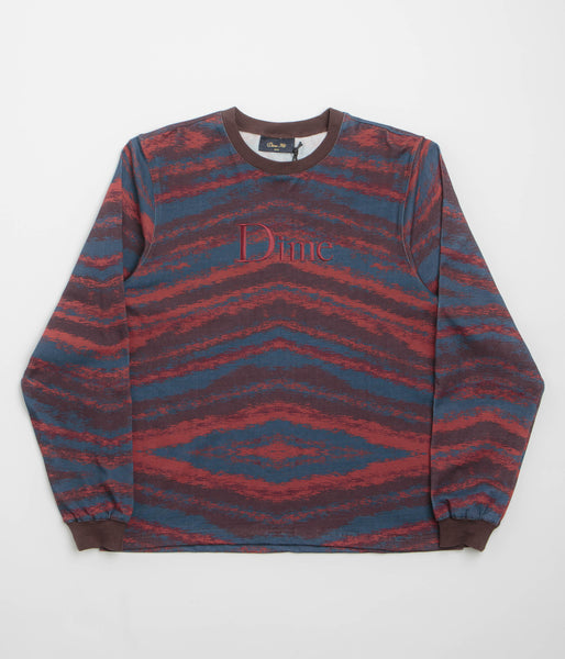 【DIME】 Brushstroke Ls Shirt / Bordeaux Dime Brushstroke Long Sleeve Shirt - Bordeaux - 35th North