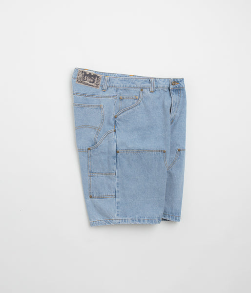Dime Carpenter Denim Shorts - Blue Washed | Flatspot