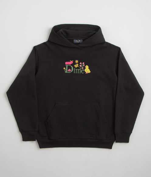Dime Classic Cross Stitch Hoodie - Black