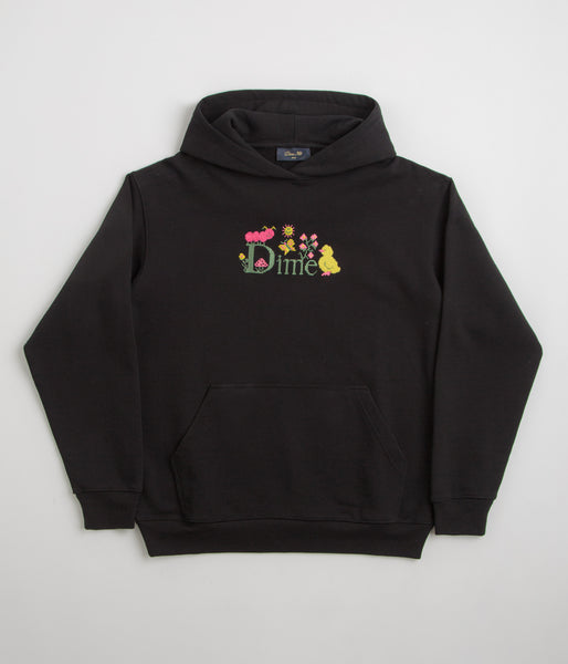 Dime Classic Cross Stitch Hoodie - Black | Flatspot