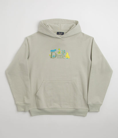 Dime Classic Cross Stitch Hoodie - Charcoal Moss | Flatspot