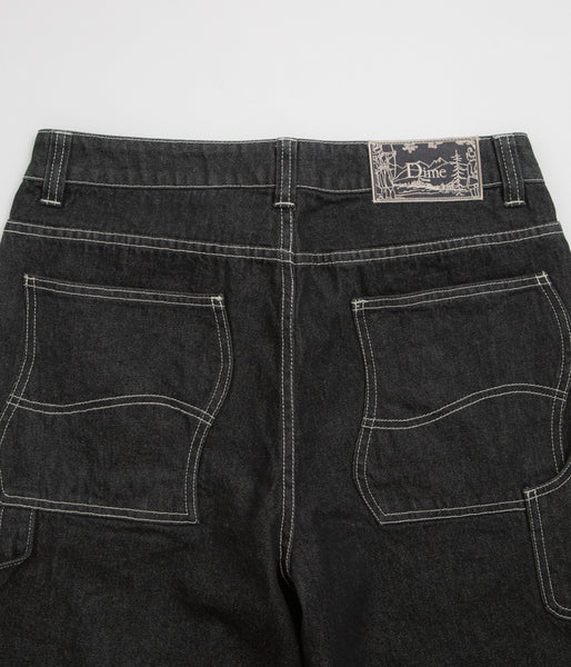 Dime Classic Denim Shorts - Black Washed | flatspot