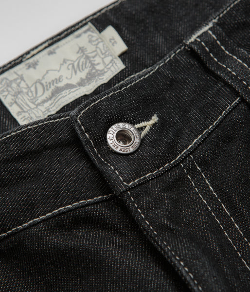 Dime Classic Denim Shorts - Black Washed | flatspot