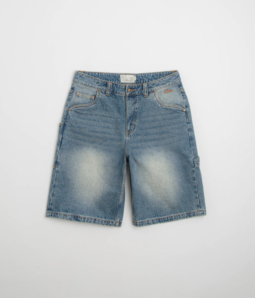 Dime Classic Denim Shorts - Sandblasted Indigo | flatspot