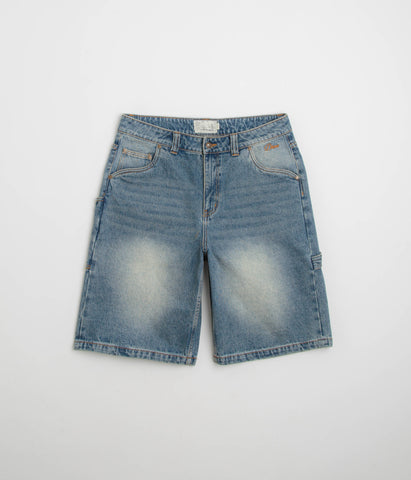 Dime Classic Denim Shorts - Sandblasted Indigo | flatspot