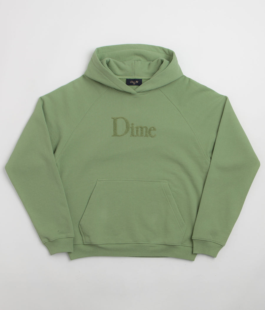 Dime Classic Logo Hoodie - Green Kashmir