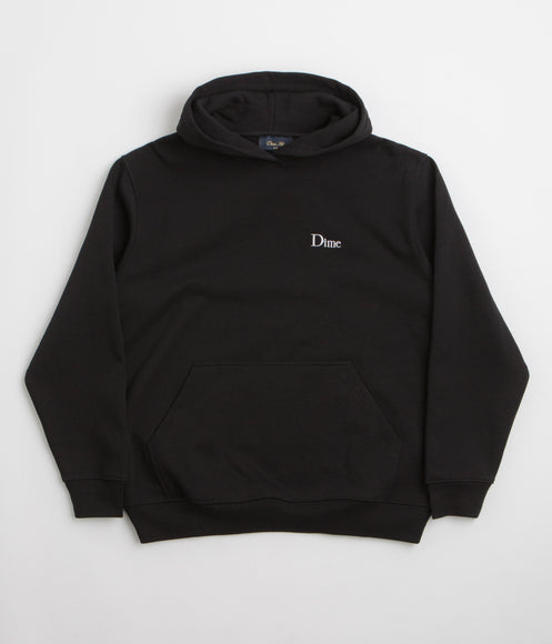 Dime Classic Small Logo Hoodie - Black
