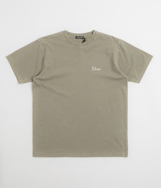 Dime Classic Small Logo T-Shirt - Faded Cement | flatspot