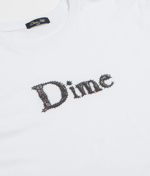 Dime Classic Spiked T-Shirt - White | flatspot