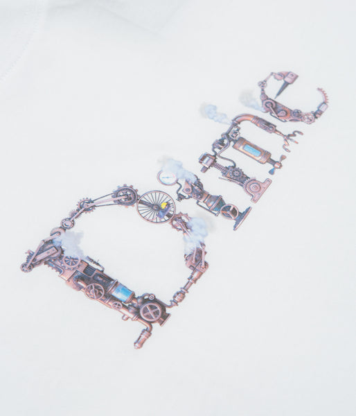 新品 Dime CLASSIC STEAMPUNK T-SHIRT ホワイト L dime-classic-steampunk-t-shirt