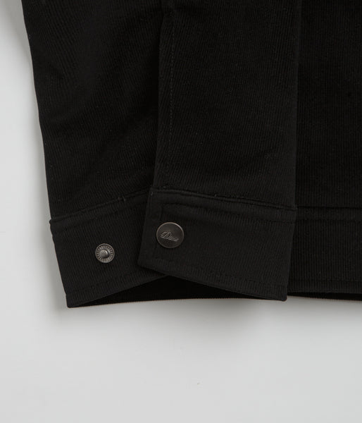 Dime Cord Zip Jacket - Black | flatspot