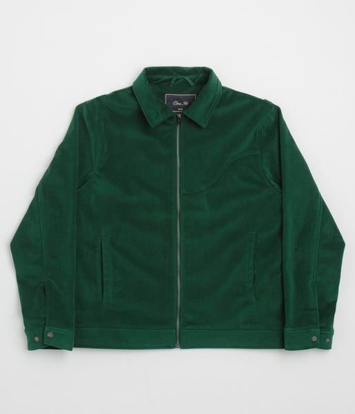 Dime Cord Zip Jacket - Emerald | flatspot