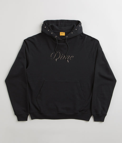 【Dime】SUMMER 24 CURSIVE FRENCH TERRY HOODIE Dime Cursive French Terry Hoodie - Black – Ninetimes Skateshop