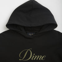 Dime Cursive Hoodie in Black and Gold thumbnail