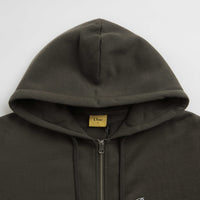 Dime Cursive Zip Hoodie - Vintage Black thumbnail