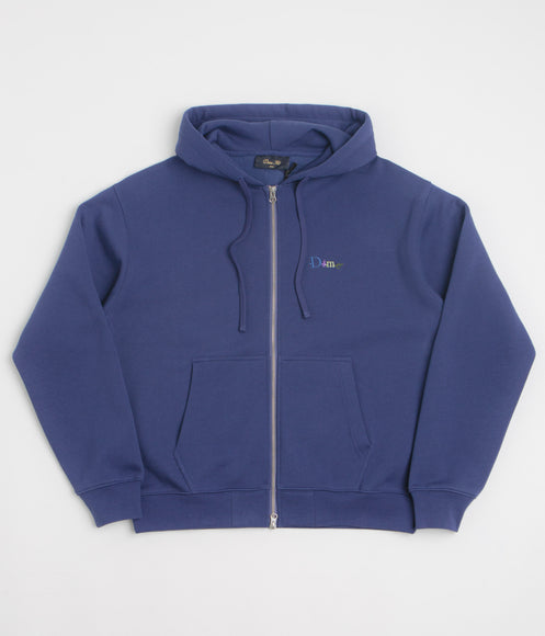 Dime Friends Full Zip Hoodie - Night Blue