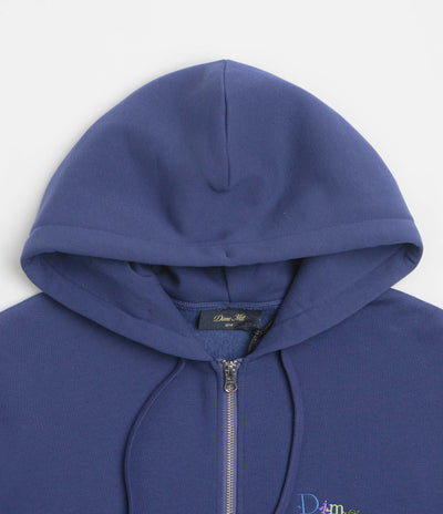 Dime Friends Full Zip Hoodie in Night Blue