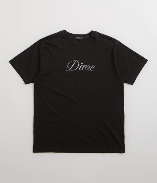 dime-icy-cursive-t-shirt-black