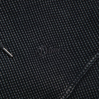 Dime Premium Waffle Full Zip Hoodie in Faded Black thumbnail