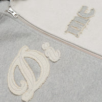 Dime Reverse French Terry Full Zip Hoodie in Heather Grey thumbnail