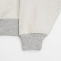 Dime Reverse French Terry Full Zip Hoodie in Heather Grey thumbnail