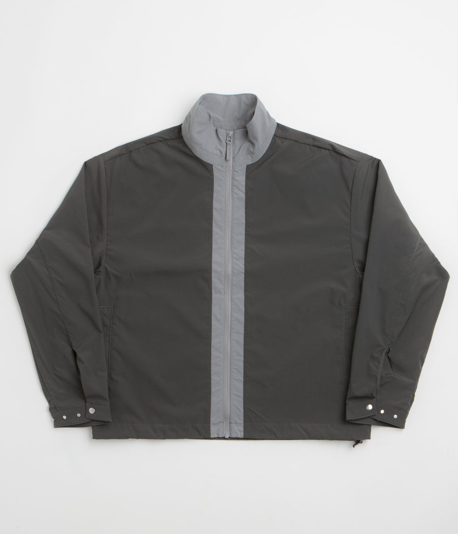 Dime Two Tone Windbreaker Jacket - Charcoal
