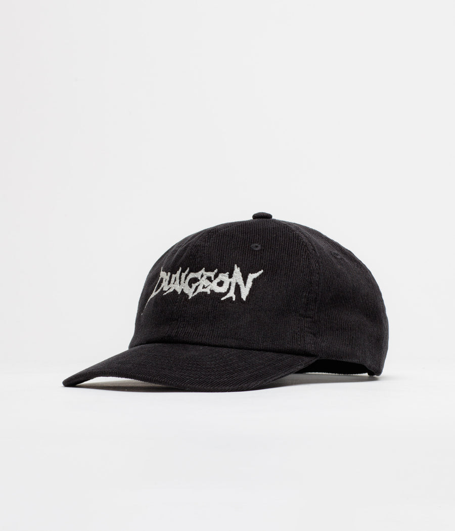 Dungeon Scrawl Logo Cord Cap - Black / Glow In The Dark