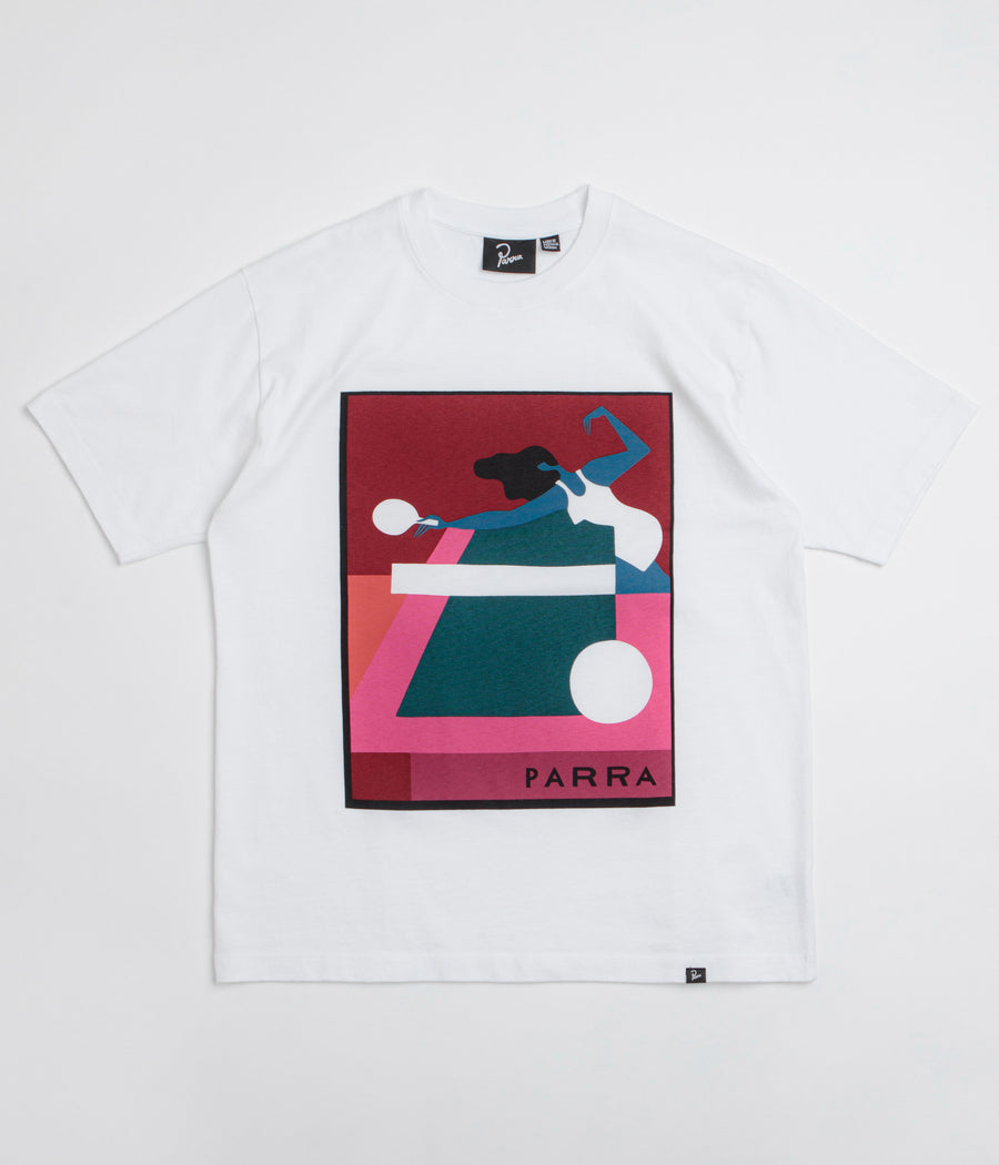 by Parra Ping Ponged T-Shirt - White