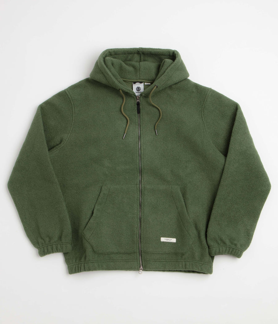 Element Sefton Hooded Fleece Jacket - Bronze Green