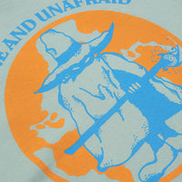 Flatspot Alone And Unafraid T-Shirt - Blue Aloe thumbnail