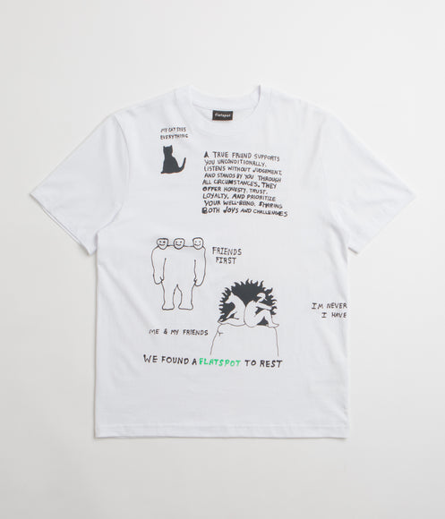 Flatspot FS Is My Happy Place T-Shirt - White