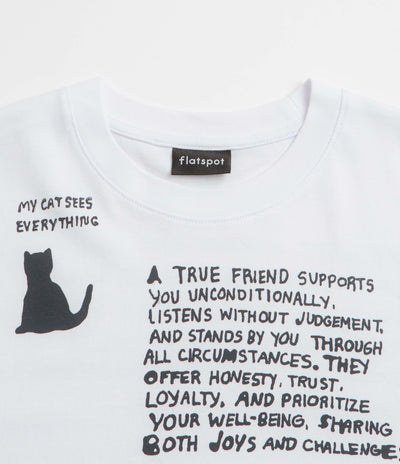 Flatspot FS Is My Happy Place T-Shirt - White
