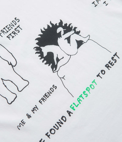 Flatspot FS Is My Happy Place T-Shirt - White